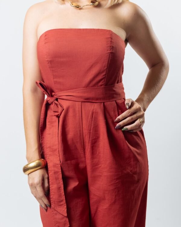Palazzo Strapless de Pierna Ancha (Wide Leg)