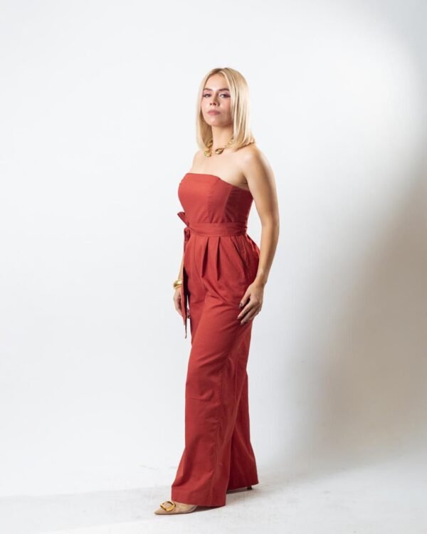 Palazzo Strapless de Pierna Ancha (Wide Leg)
