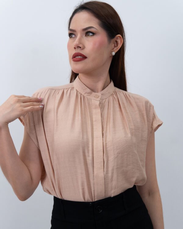 Blusa Beige Taupe lisa