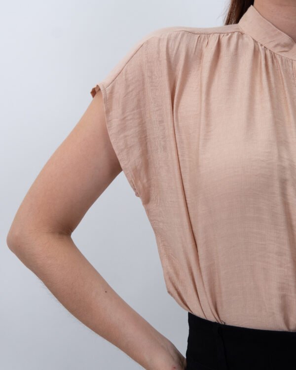 Blusa Beige Taupe lisa