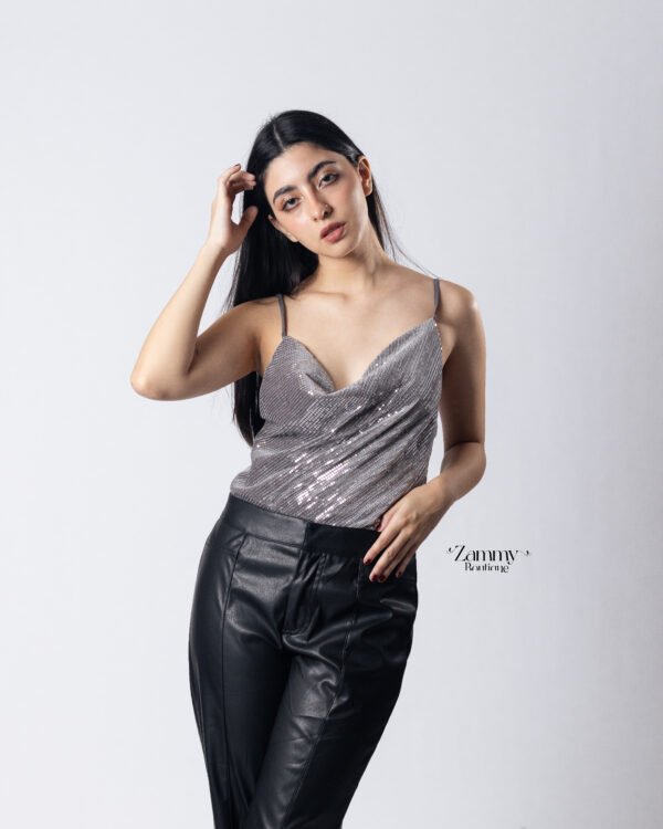 Blusa de Lentejuela Plata