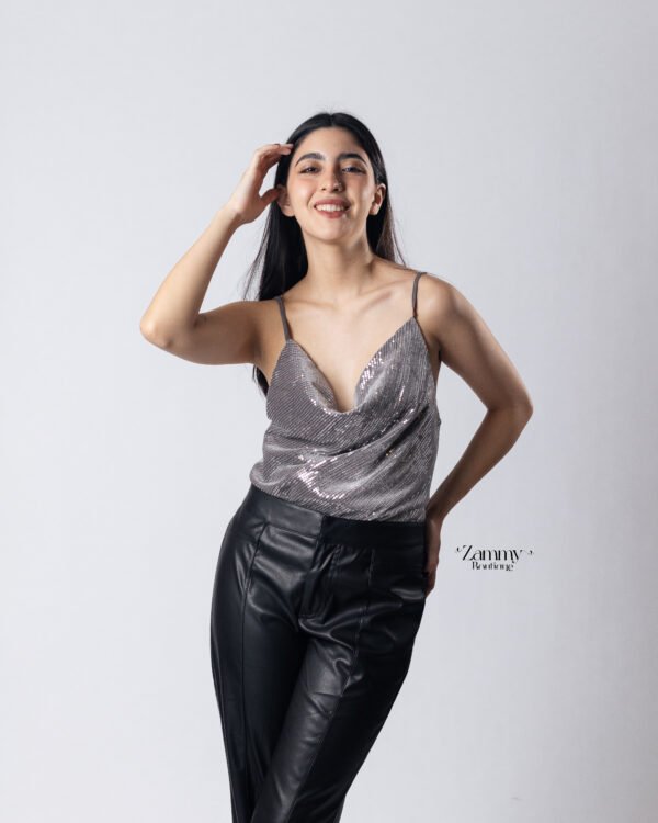Blusa de Lentejuela Plata