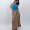 Blusa Sizada con Botones Dorados