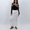 Blusa con Escote en Animal Print