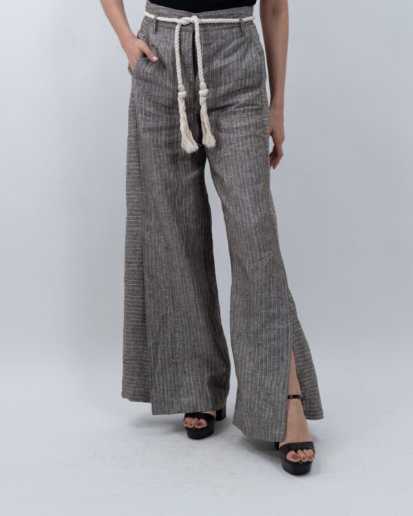 Pantalón de Lino Oscuro