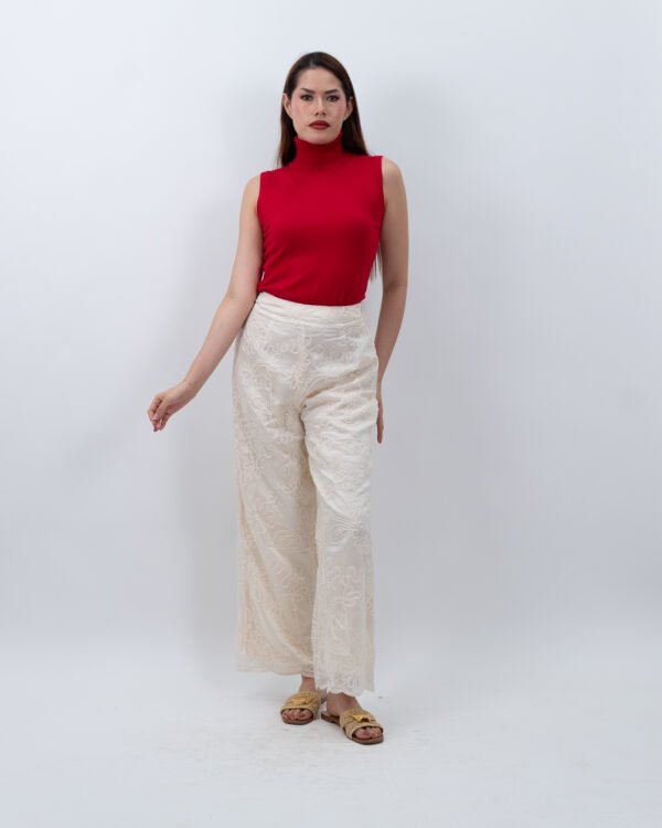 Pantalón Beige con Grecas