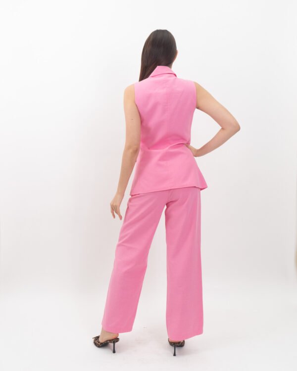 Conjunto de Chaleco y Pantalón Rosa