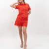 Conjunto de Short Encaje Rojo