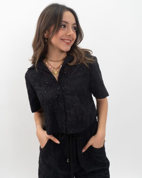 Conjunto Negro de Shorts