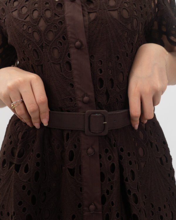 Vestido Largo con Encajes