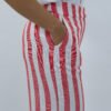 Pantalón a Rayas de Lino