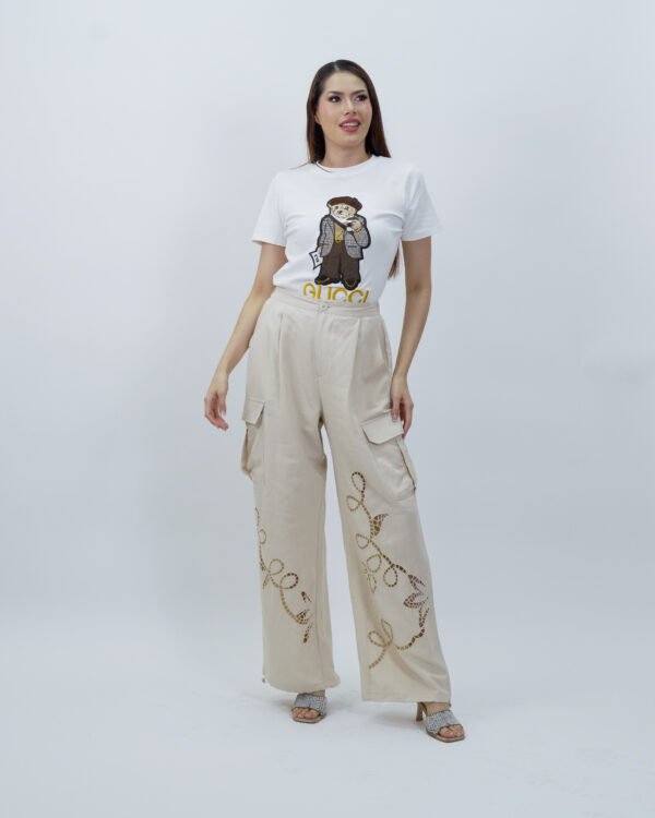 Pantalón Cargo Bordado