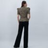 Pantalón Tiro Alto Pierna Ancha