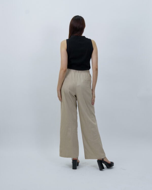 Pantalón de Lino Taupe