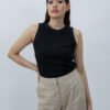 Playera Negra sin Mangas