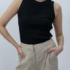 Playera Negra sin Mangas