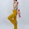 Pantalón Tiro Alto Pierna Ancha