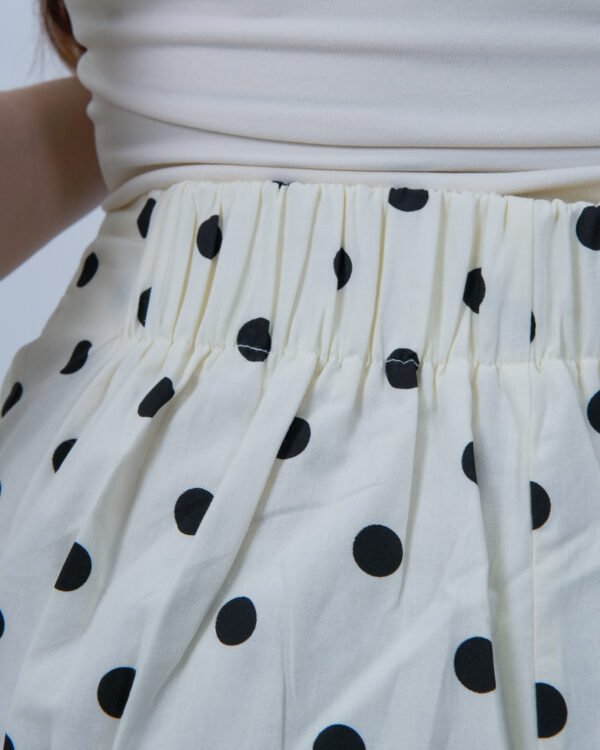 Short Blanco Lunares