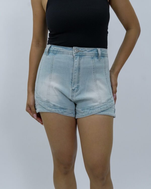 Short Mezclilla Claro