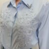 Camisa Flores Bordada