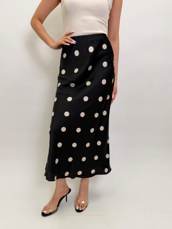 Falda Midi de Polkadots