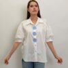Camisa Botones Azul