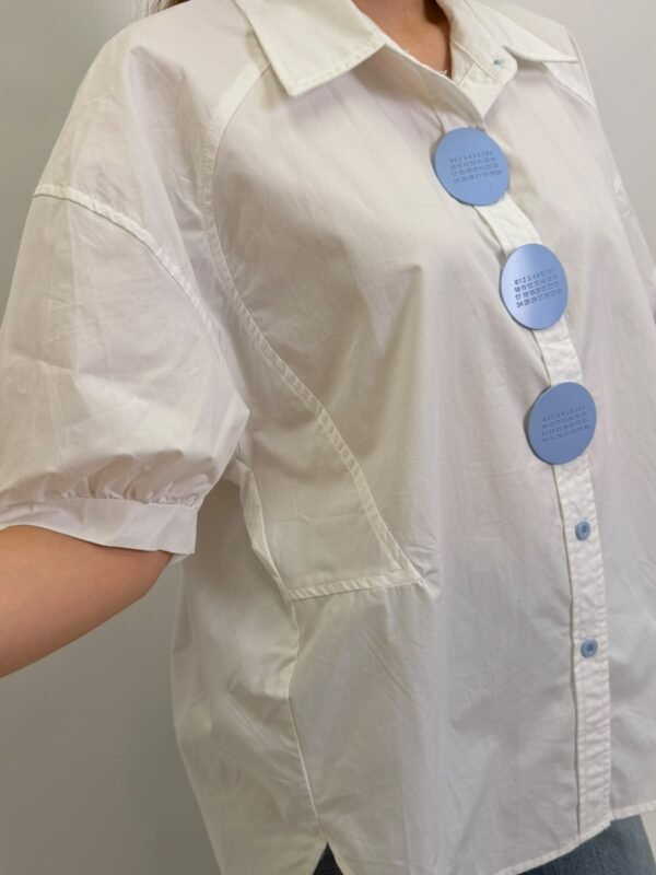 Camisa Botones Azul