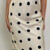Falda Midi de Polkadots