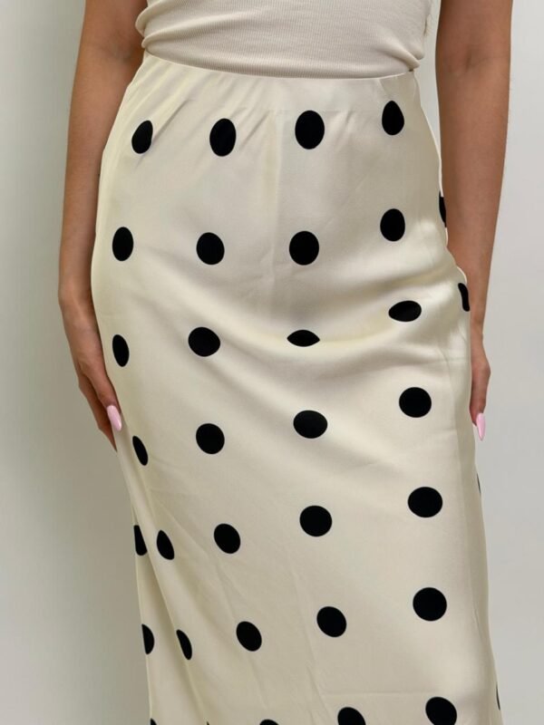 Falda Midi de Polkadots