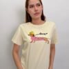 Playera Perro Salchicha Rosa