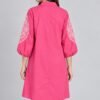 Vestido Azul Marino y Rosa