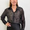 Camisa Negra Transparente