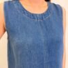 Blusa sin Mangas Denim