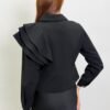Chaqueta Negra con Volantes
