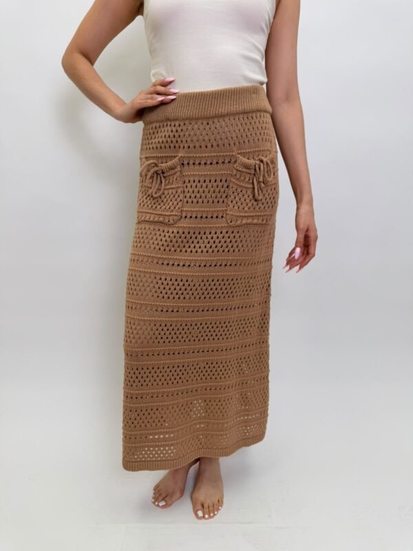 Falda Tejida Midi