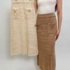 Falda Tejida Midi