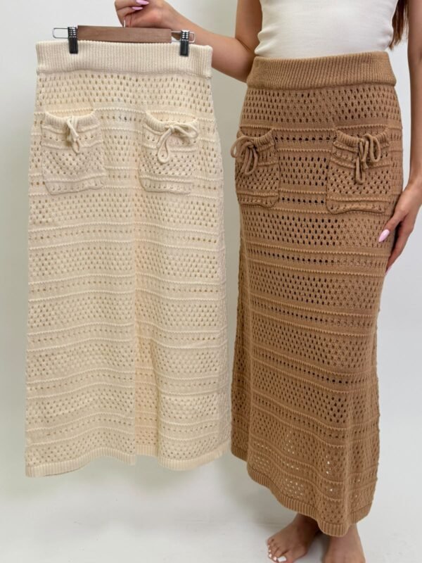 Falda Tejida Midi