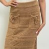 Falda Tejida Midi
