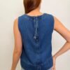 Blusa sin Mangas Denim