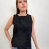 Blusa Negra Crochet