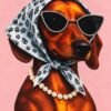 Playera Perro salchicha