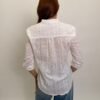 Blusa Blanca Textura Bordada