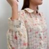 Camisa Flores Encaje