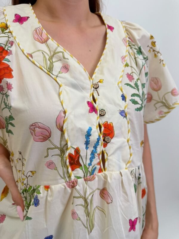 Blusa Beige Estampado
