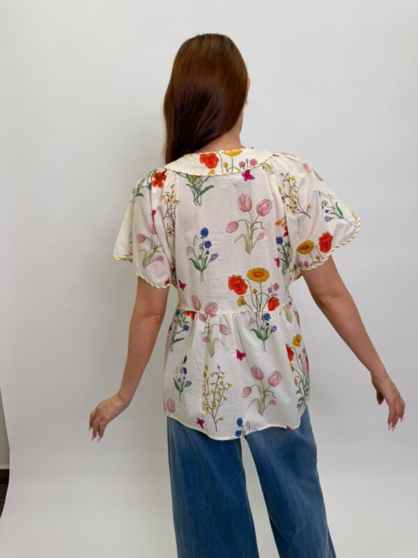 Blusa Beige Estampado