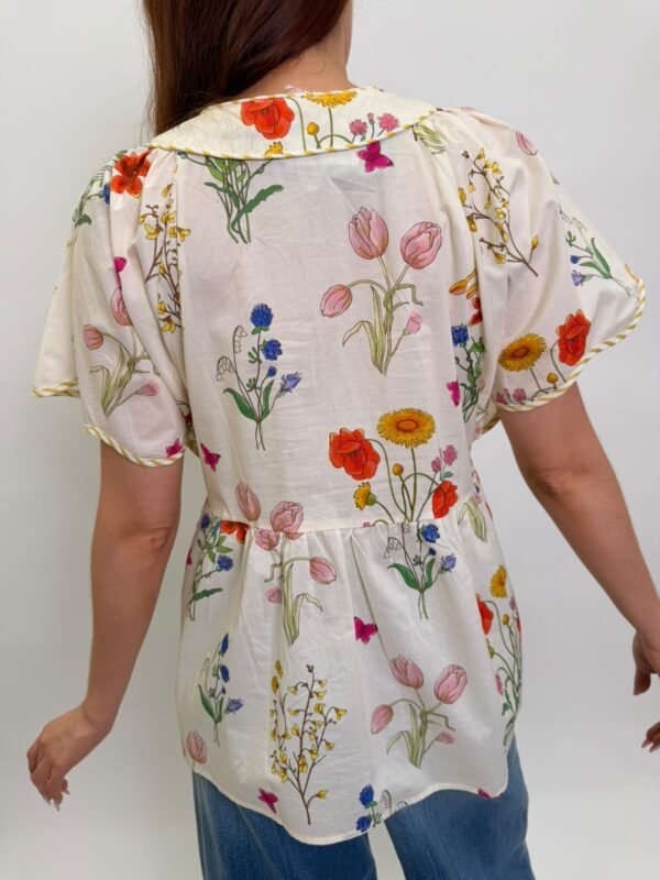 Blusa Beige Estampado