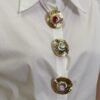 Blusa Blanca Detalle en Botones