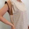 Playera Rayas Camel