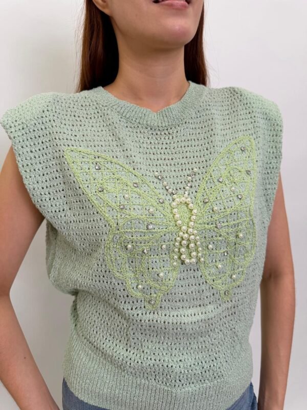 Blusa Tejida Mariposa