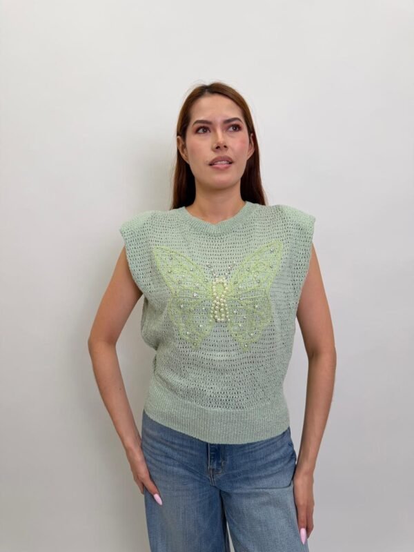 Blusa Tejida Mariposa